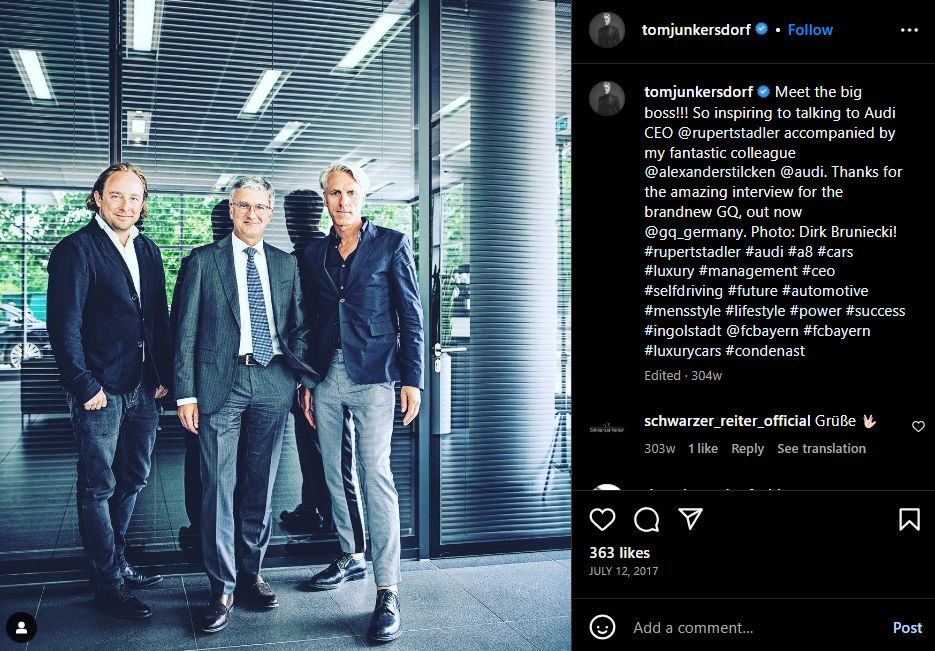 Rupert Stadler Vermögen Rupert Stadler Vermögen