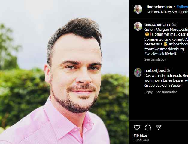 Tino Schomann Größe