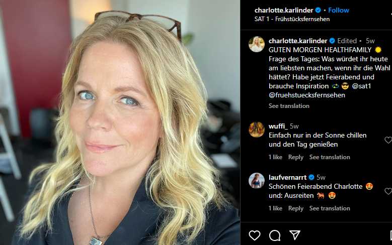 Charlotte Karlinder Schlaganfall