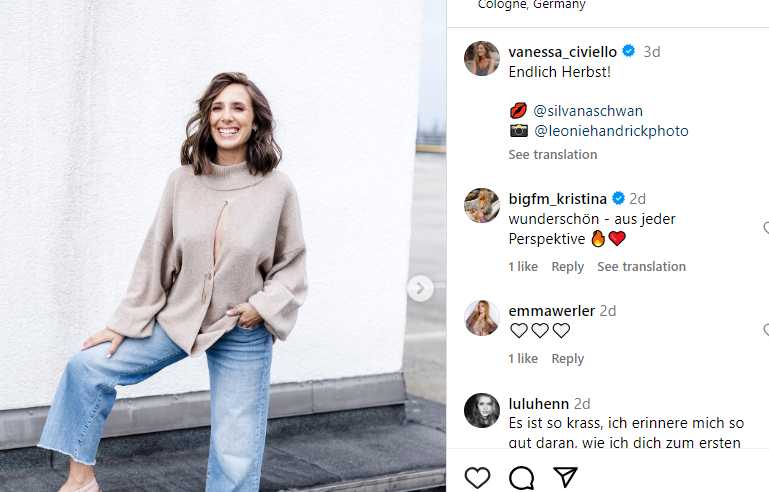 Vanessa Civiello Größe