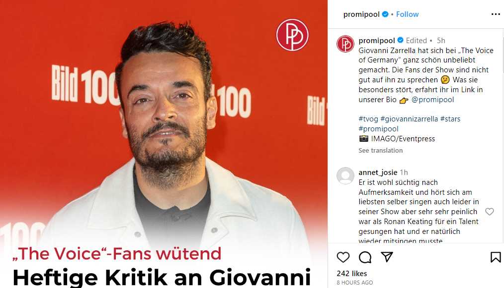 Giovanni Zarrella Kinder
