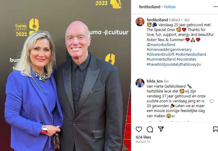 Ferdi Bolland Vermogen, Kinderen, partner, ouders, leeftijd, lengte Ferdi Bolland Vermogen, Kinderen, partner, ouders, leeftijd, lengte