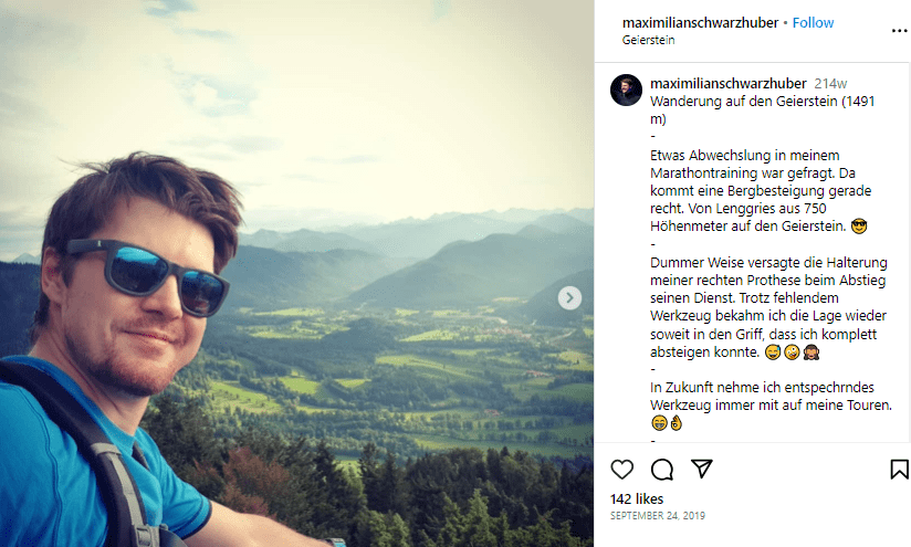 Maximilian Schwarzhuber Krankheit