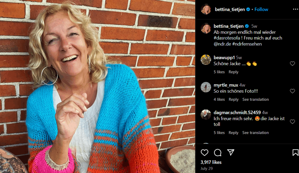 Bettina Tietjen Alter