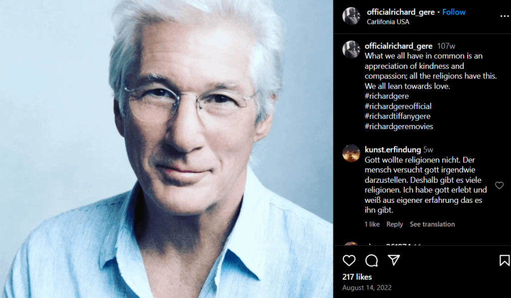 Richard Gere Ehefrau