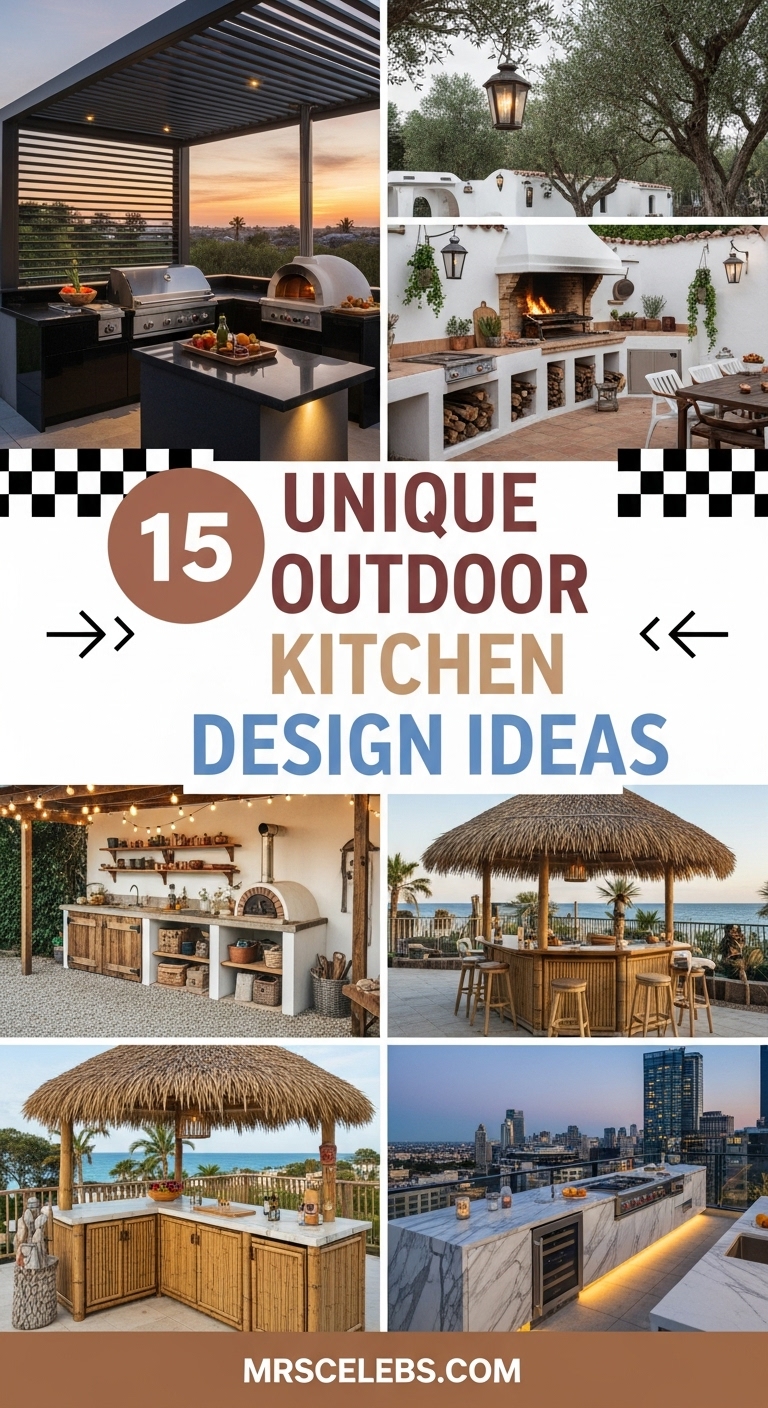 15 Modish Outdoor Kitchen Design Ideas