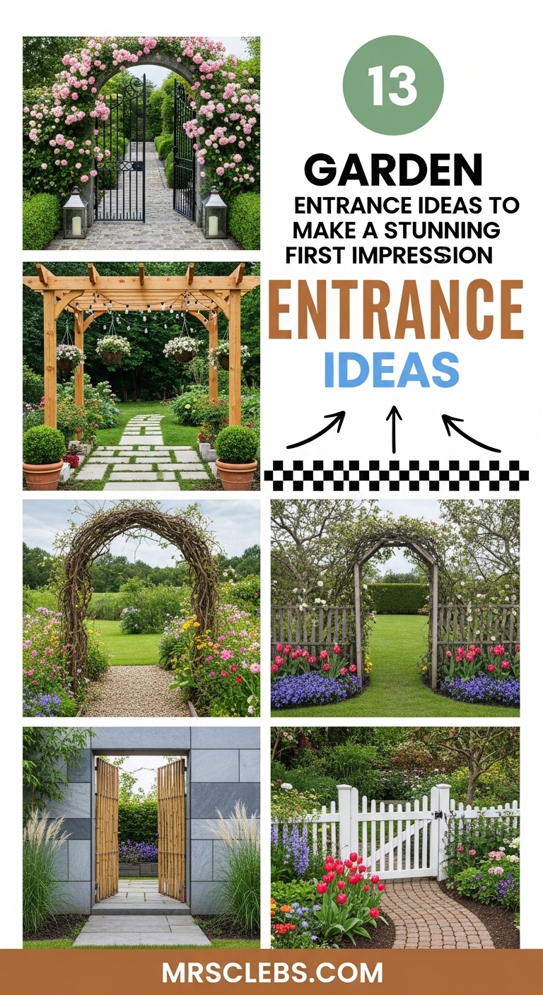13 GARDEN ENTRANCE IDEAS TO MAKE A STUNNING FIRST IMPRESSION