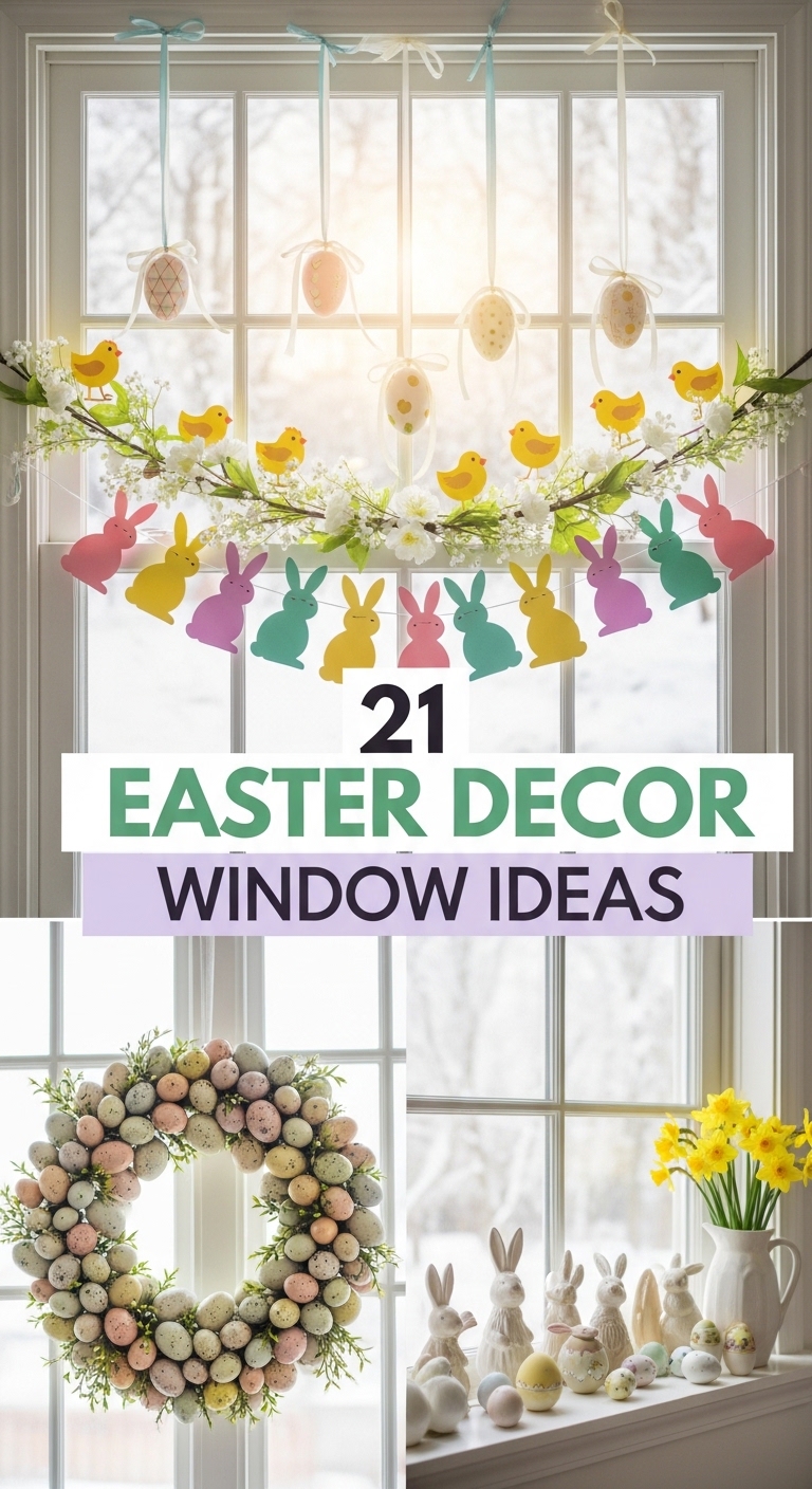 21 Easter Decor Window Ideas