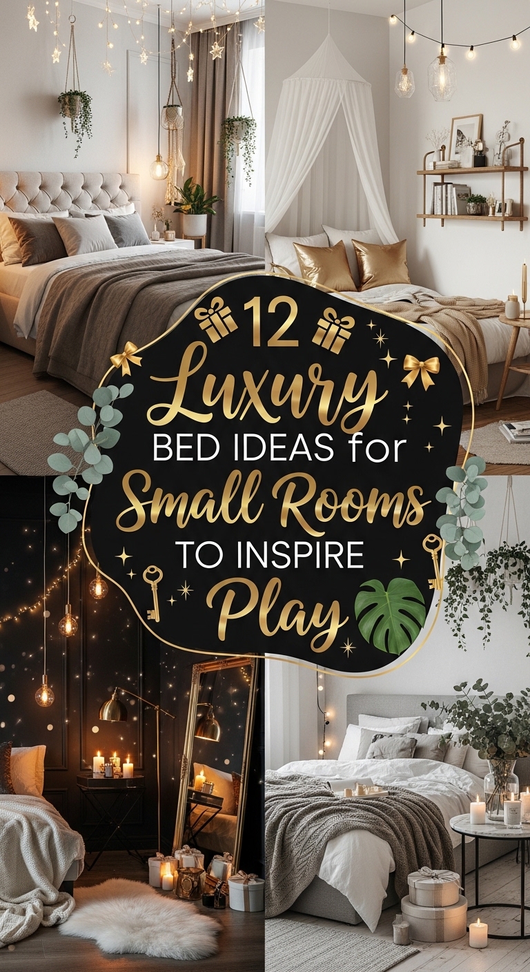 12 Luxury Bed Ideas for Small Rooms to Inspire Play 12 Luxury Bed Ideas for Small Rooms to Inspire Play