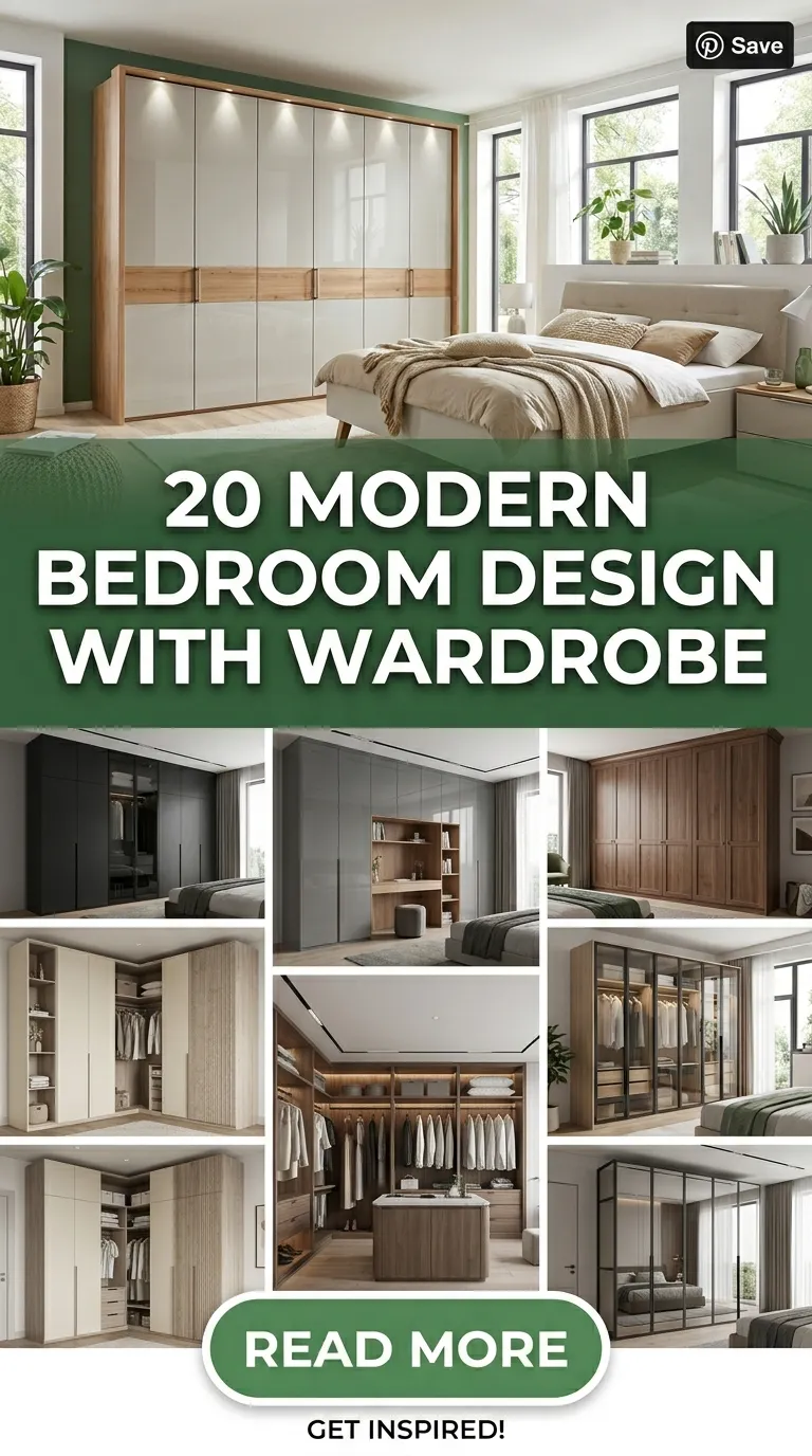20 Modern Bedroom Design With Wardrobe