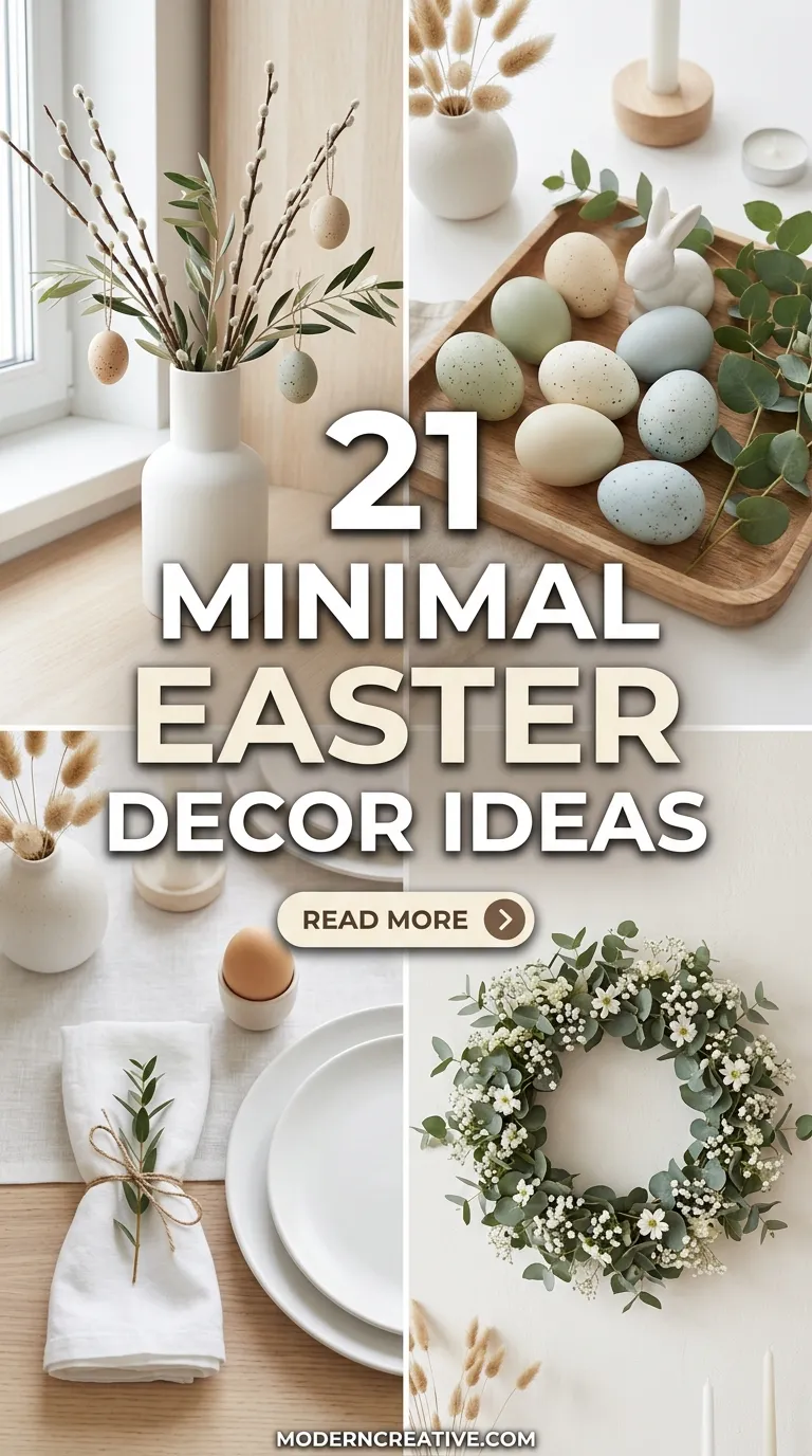 21 Easter Decor Minimal Ideas