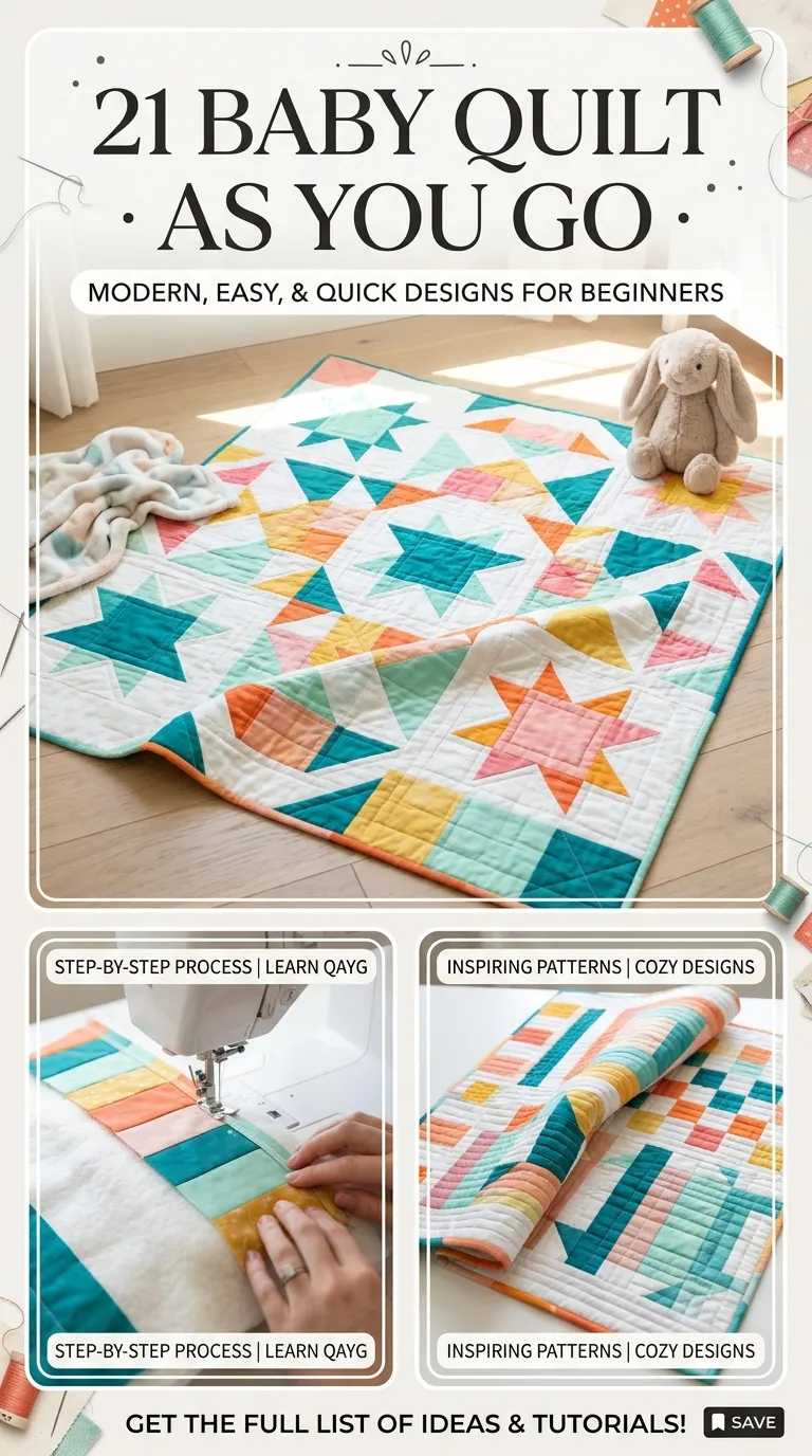 21 Baby Quilt As You Go