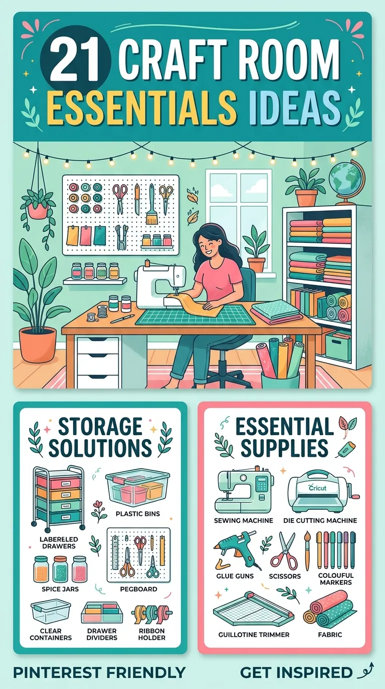 21 Craft Room Essentials Ideas