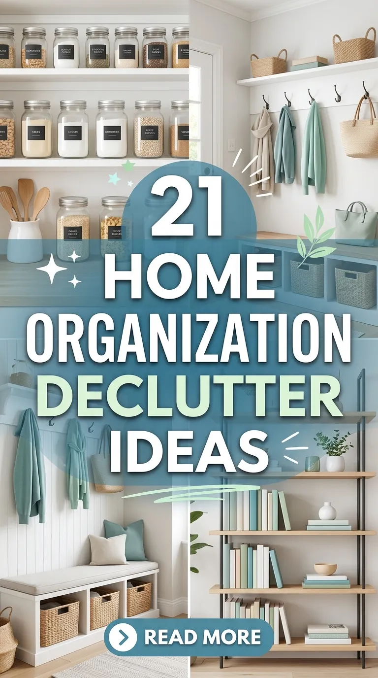 21 Home Organization Declutter Ideas 21 Home Organization Declutter Ideas