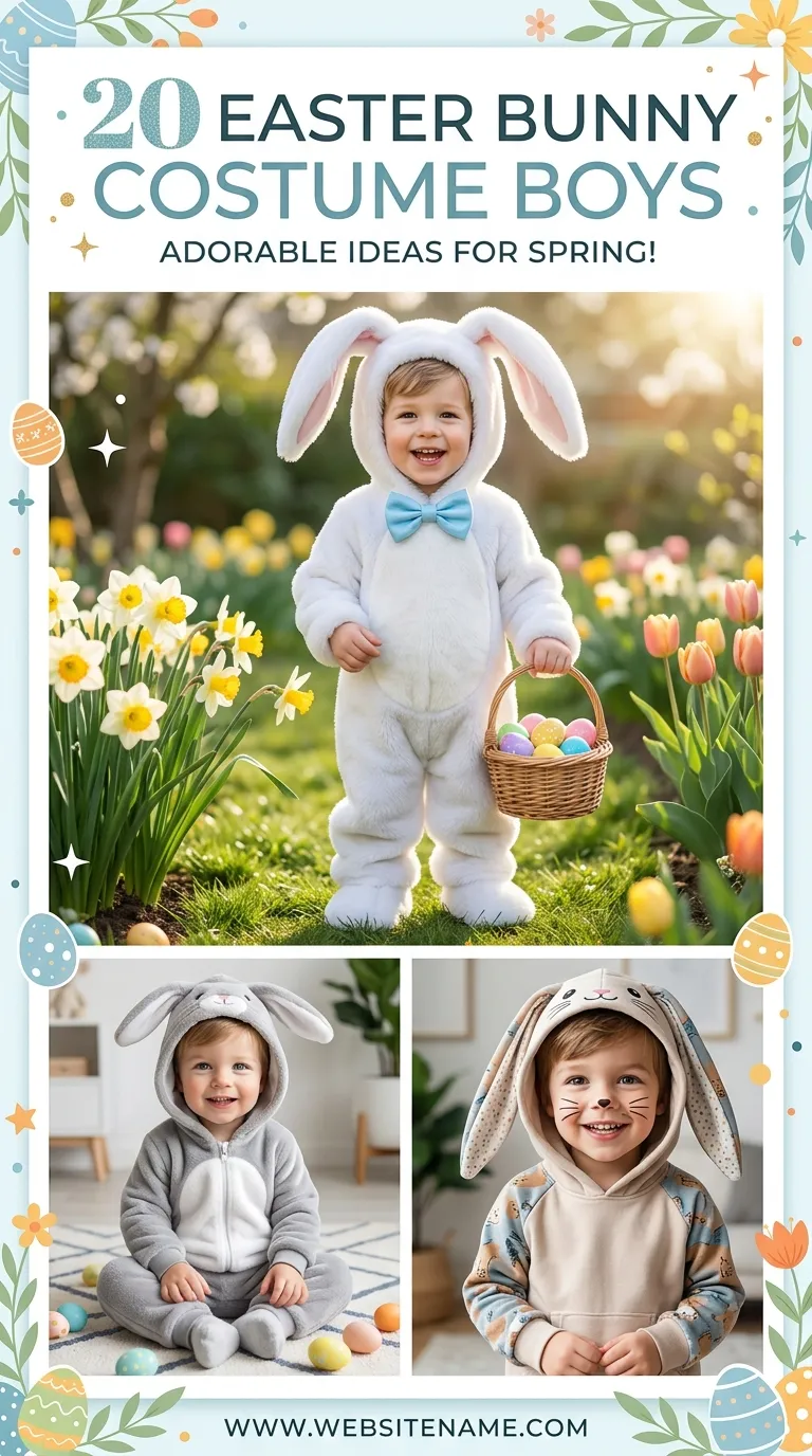 20 Easter Bunny Costume Boys 20 Easter Bunny Costume Boys
