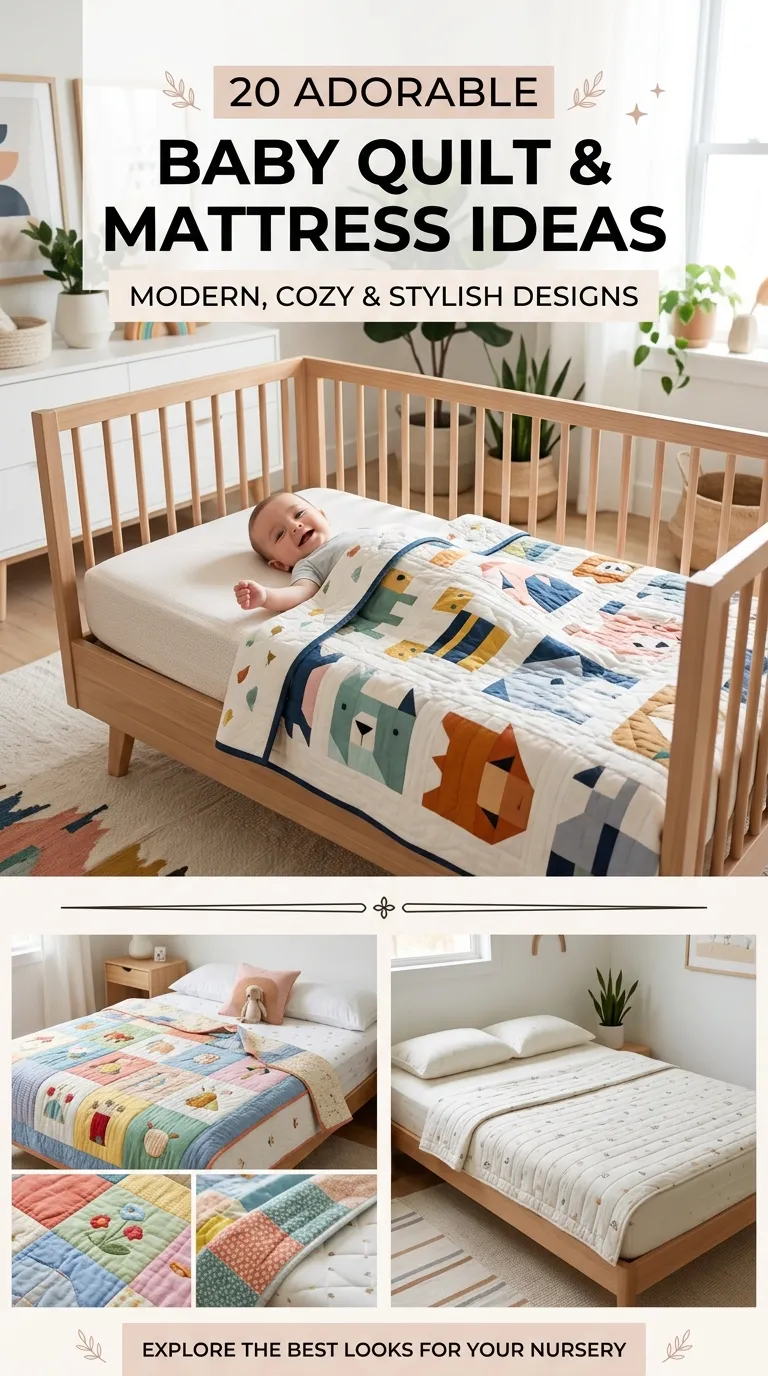 20 Baby Quilt And Mattress