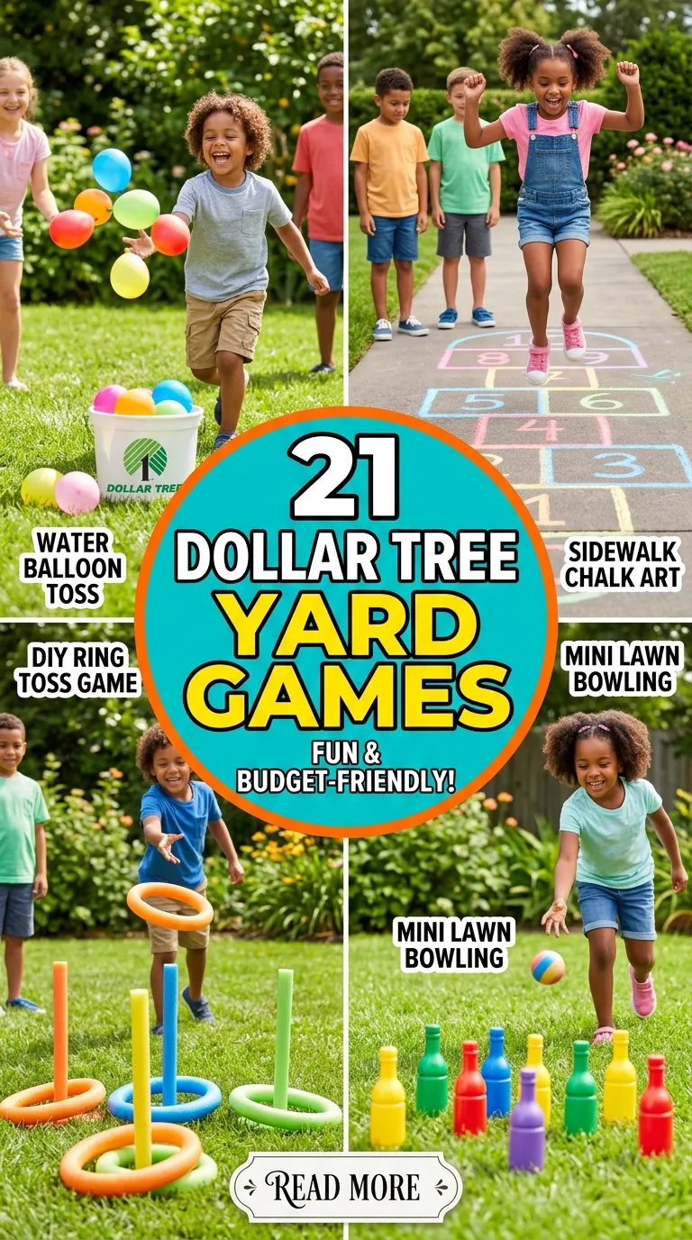 21 Dollar Tree Yard Games