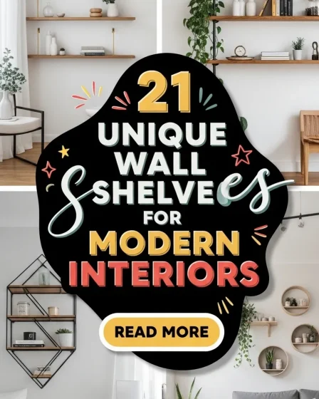 21 Unique Wall Shelves for Modern Interiors 21 Unique Wall Shelves for Modern Interiors