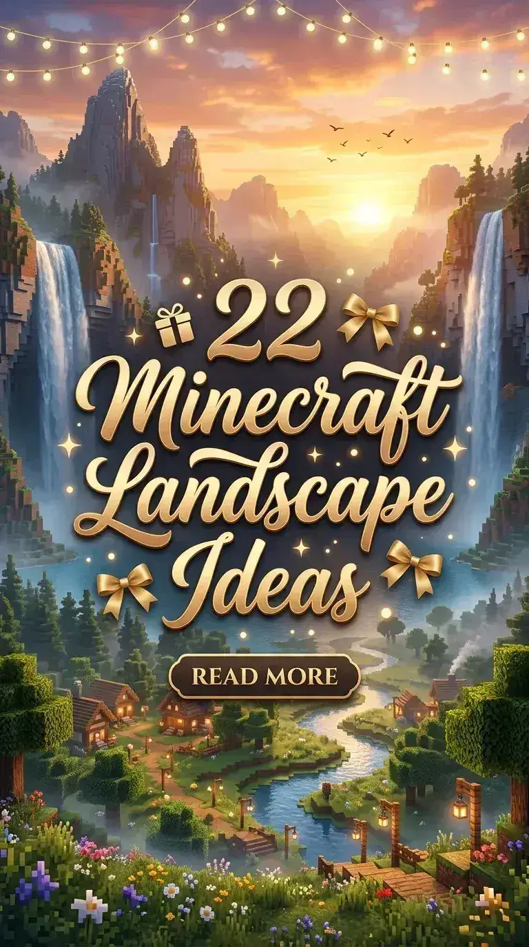 22 Minecraft Landscape Ideas