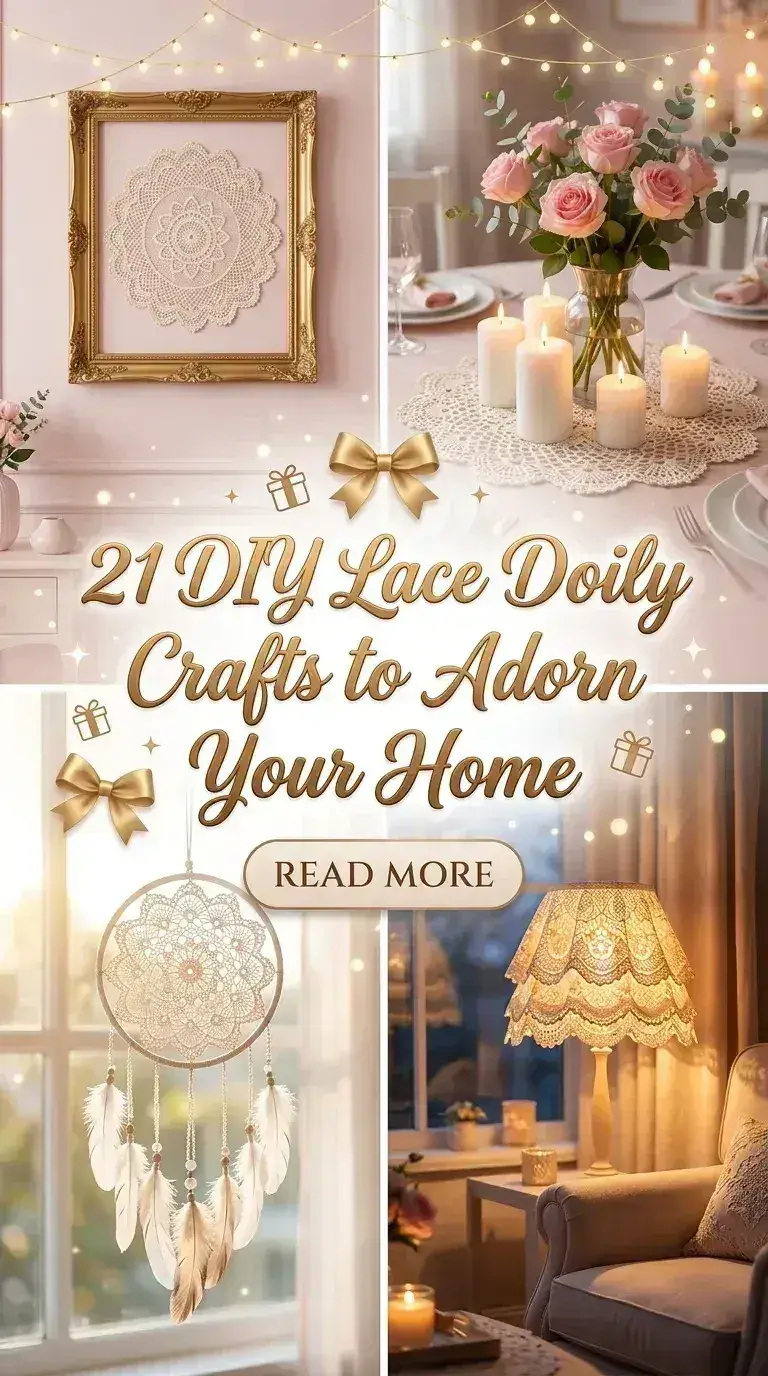 21 DIY Lace Doily Crafts to Adorn Your Home 21 DIY Lace Doily Crafts to Adorn Your Home