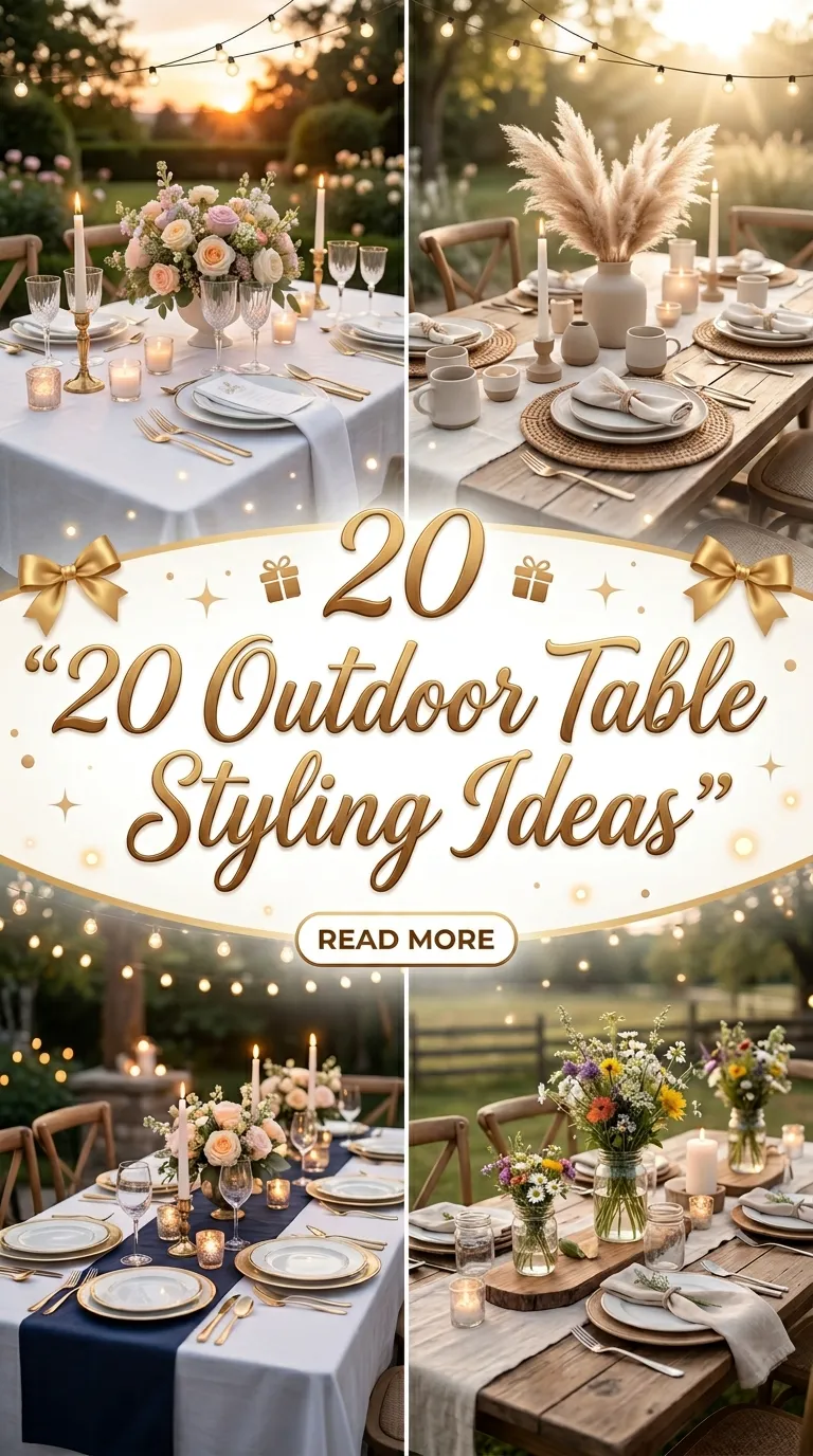 20 Outdoor Table Styling Ideas 20 Outdoor Table Styling Ideas