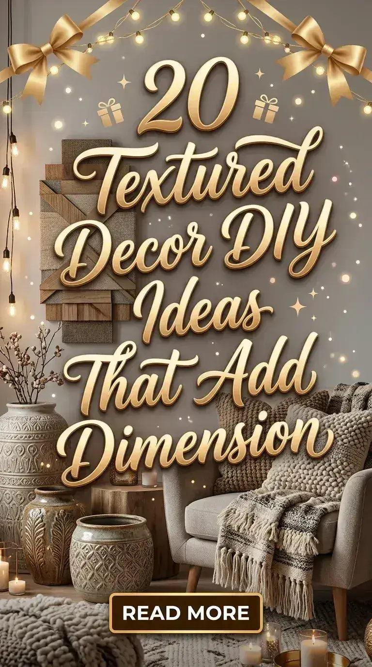 20 Textured Decor DIY Ideas That Add Dimension 20 Textured Decor DIY Ideas That Add Dimension