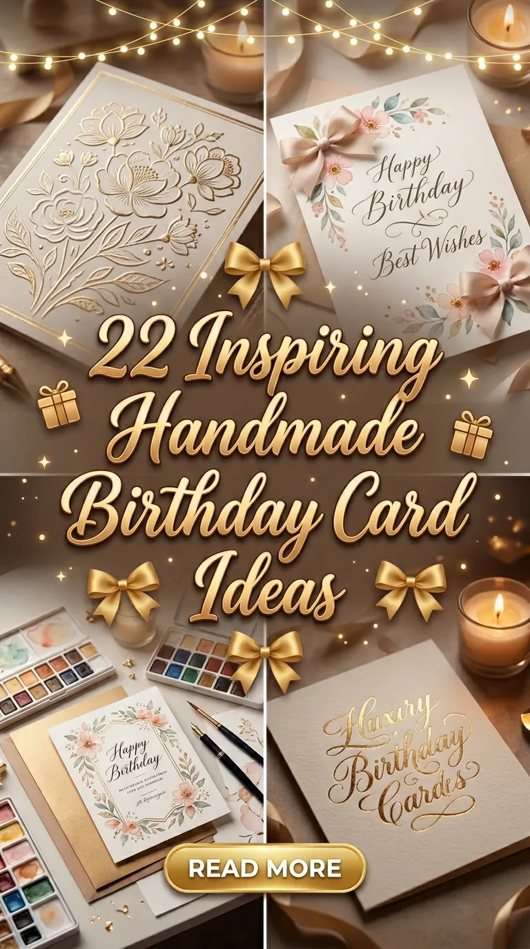 22 Inspiring Handmade Birthday Card Ideas 22 Inspiring Handmade Birthday Card Ideas