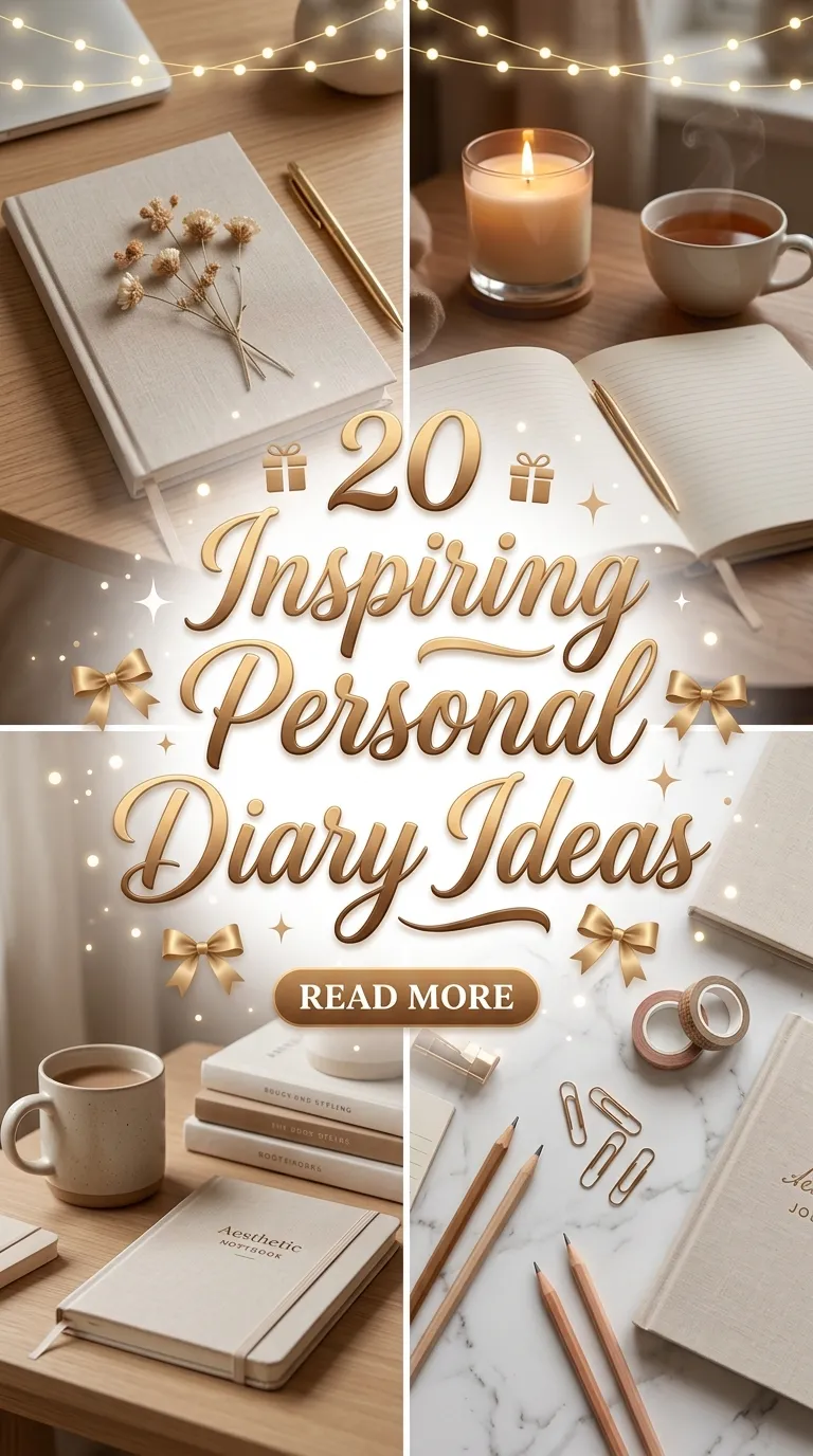 20 Inspiring Personal Diary Ideas 20 Inspiring Personal Diary Ideas