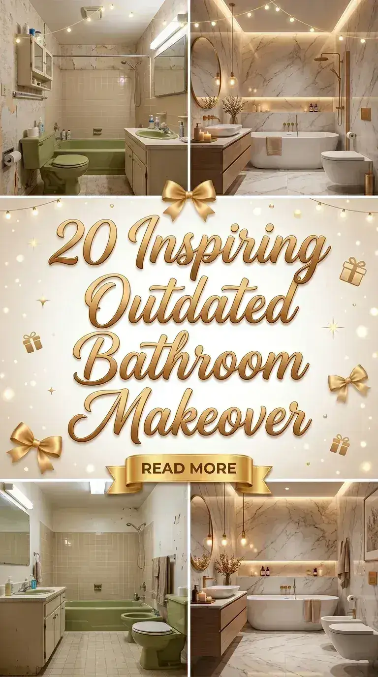 20 Inspiring Outdated Bathroom Makeover