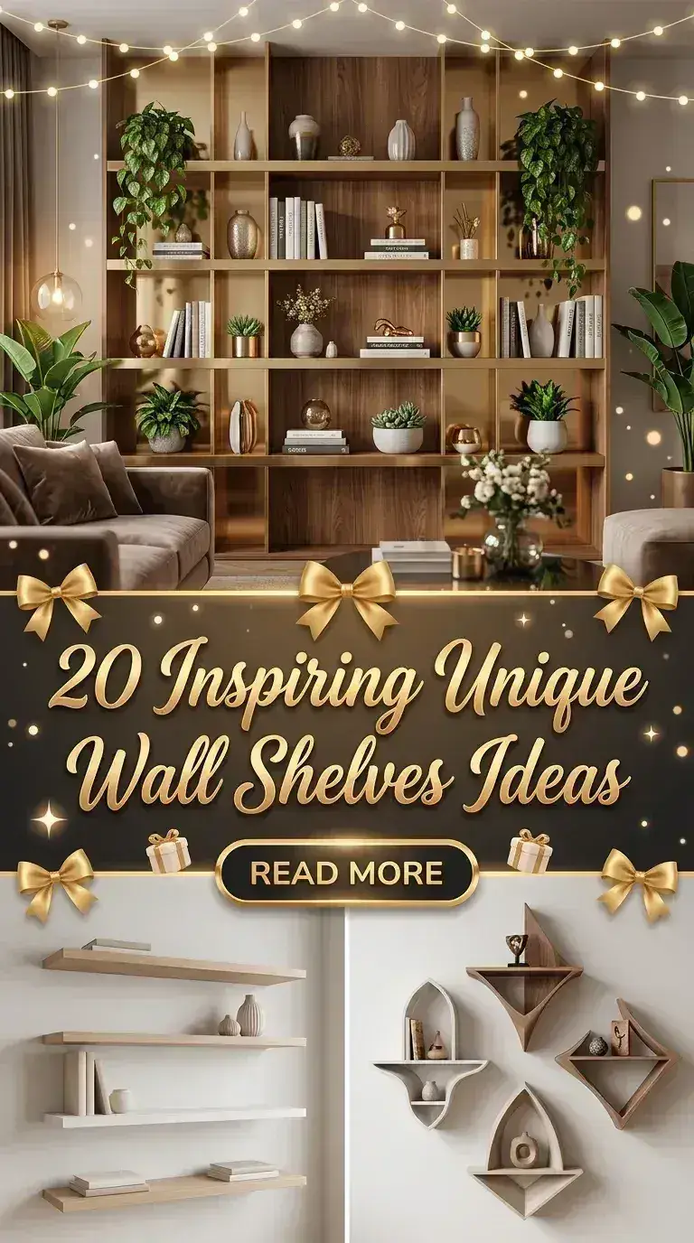 20 Inspiring Unique Wall Shelves Ideas