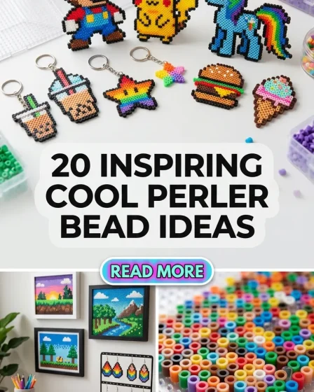 20 Inspiring Cool Perler Bead Ideas 20 Inspiring Cool Perler Bead Ideas