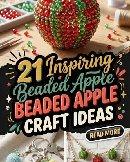 21 Inspiring Beaded Apple Craft Ideas 21 Inspiring Beaded Apple Craft Ideas