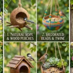 20 Bird Feeders DIY Coconut Shell