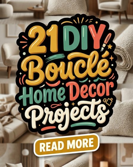 21 DIY Bouclé Home Decor Projects 21 DIY Bouclé Home Decor Projects