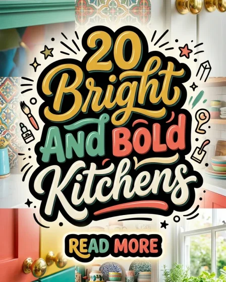 20 Bright And Bold Kitchens 20 Bright And Bold Kitchens