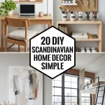 20 DIY Scandinavian Home Decor Simple