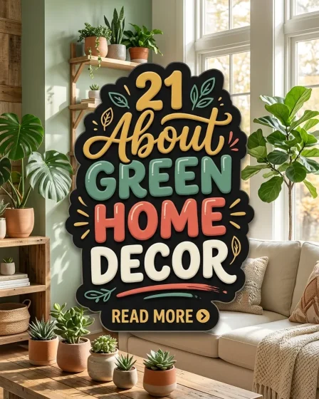 21 About Green Home Decor 21 About Green Home Decor