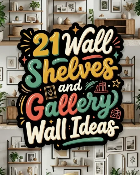 21 Wall Shelves and Gallery Wall Ideas 21 Wall Shelves and Gallery Wall Ideas