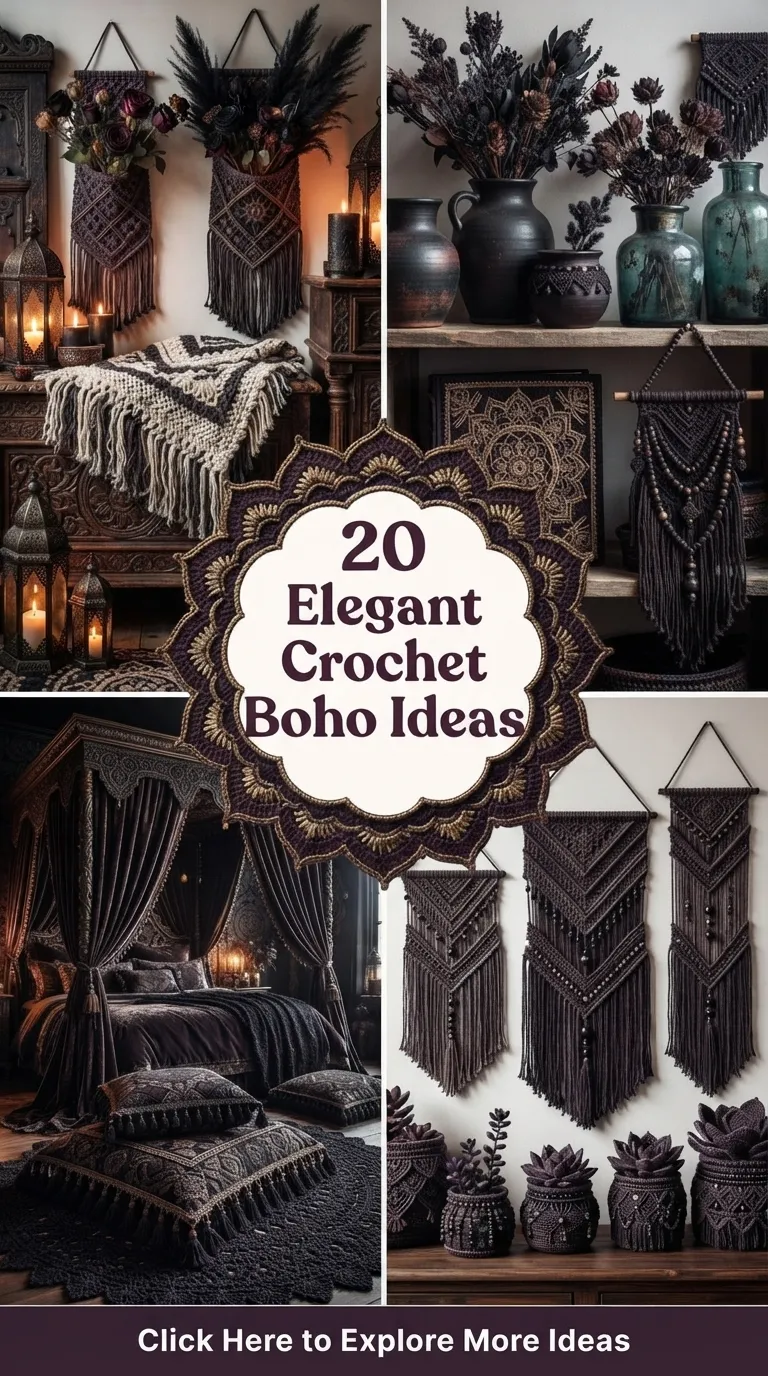 20 Elegant Crochet Boho Ideas