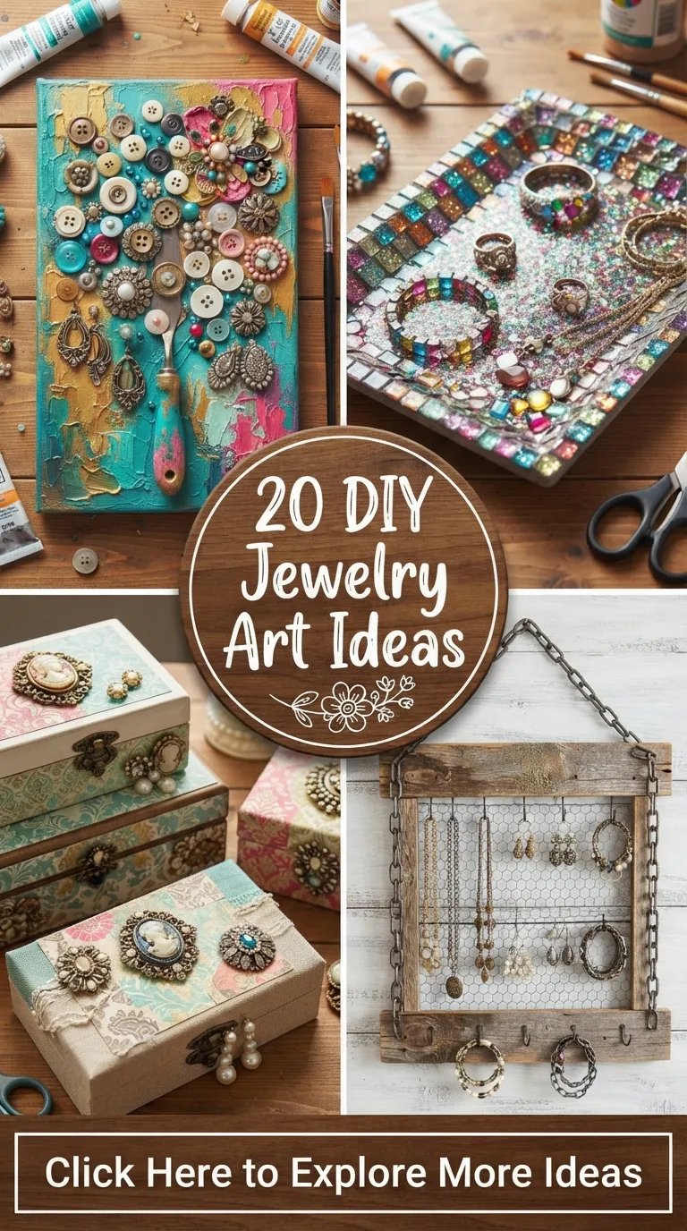 20 DIY Jewelry Art Ideas