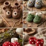 20 Crochet Baby Booties Ideas
