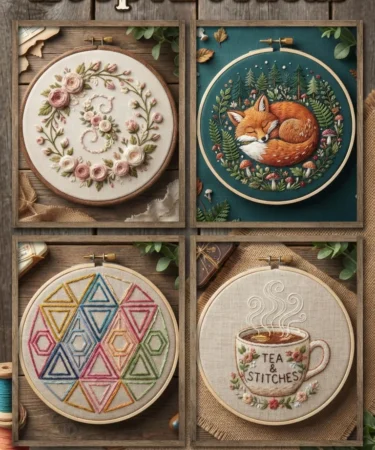 20 Embroidery Hoop Art Ideas