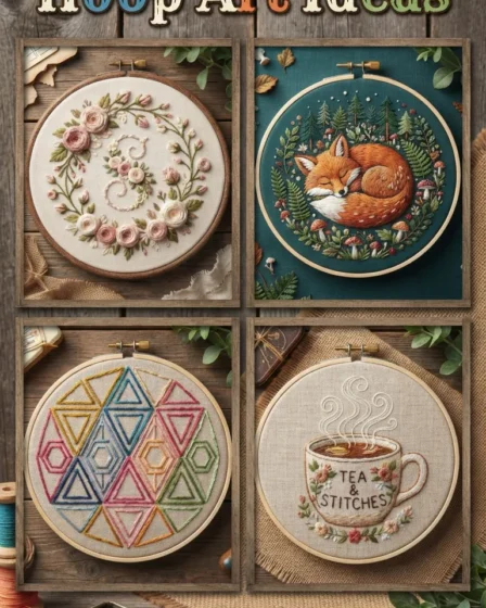 20 Embroidery Hoop Art Ideas