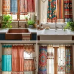 20 Kitchen Window Curtains over Sink Boho