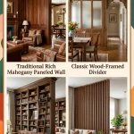 20 Wood Separation Wall Ideas