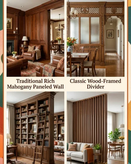 20 Wood Separation Wall Ideas 20 Wood Separation Wall Ideas