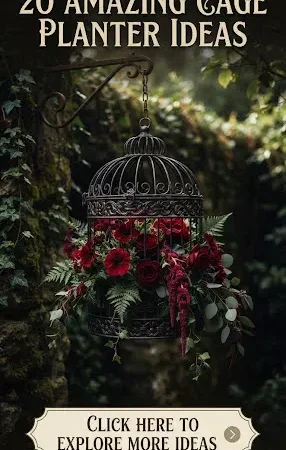 20 Amazing Cage Planter Ideas