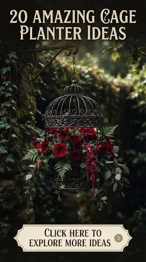 20 Amazing Cage Planter Ideas